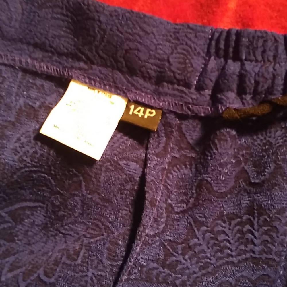 Royal Blue Embossed Pattern Suit - image 7